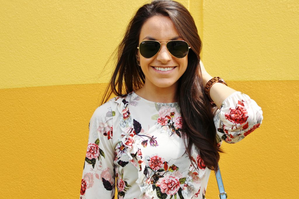 OOTD: Floral on a Summer's Day | The Pink Brunette