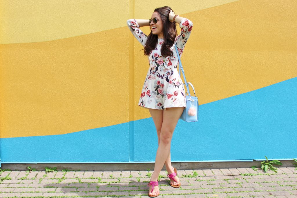 OOTD: Floral on a Summer's Day | The Pink Brunette