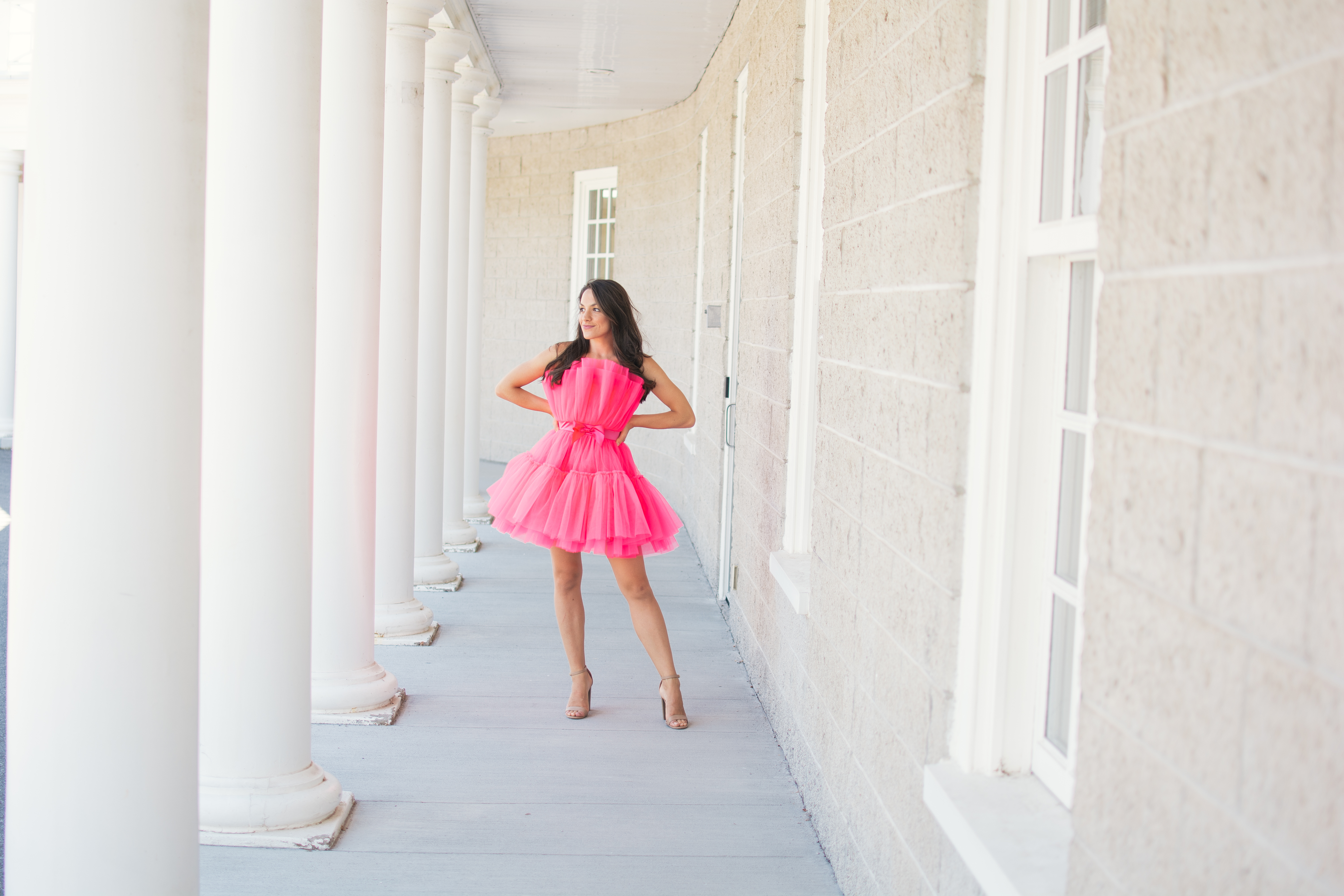 Barbie Inspired Dream Dress | The Pink Brunette