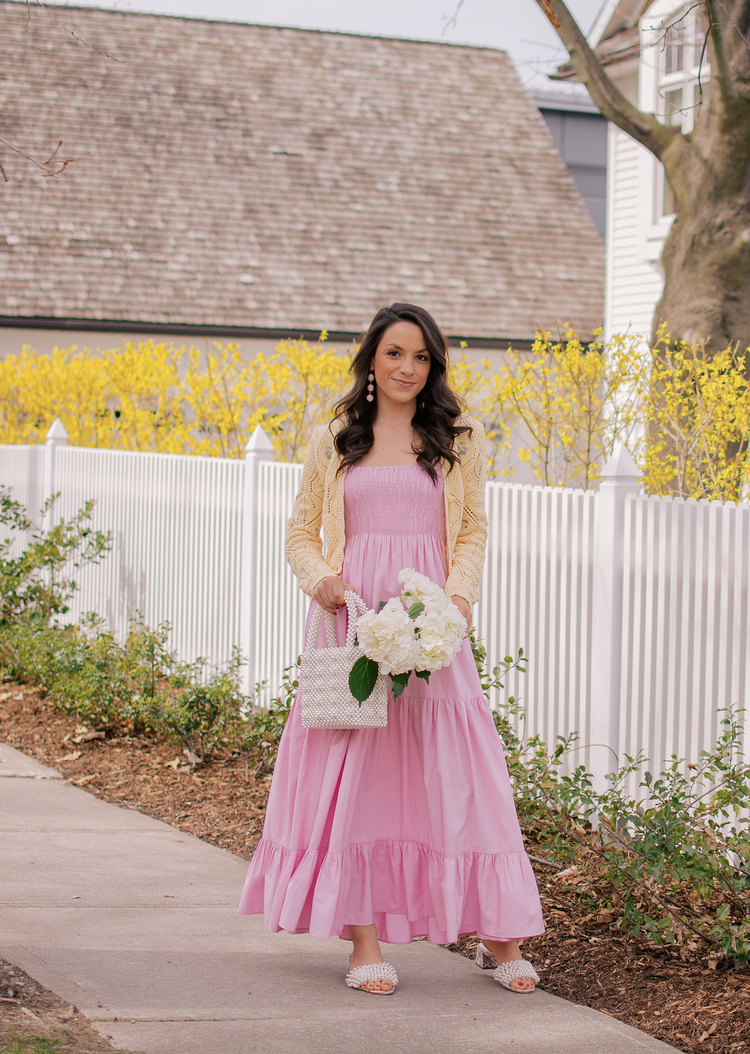  Smocked Dress | The Pink Brunette | Zara Dress | Maxi Summer dress | Summer Fashion