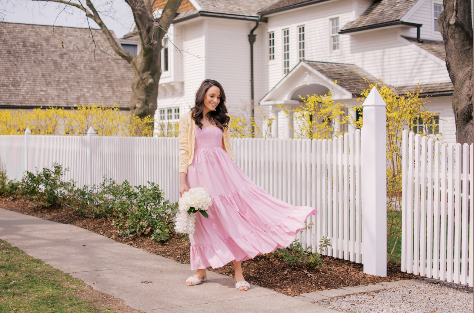  Smocked Dress | The Pink Brunette | Zara Dress | Maxi Summer dress | Summer Fashion
