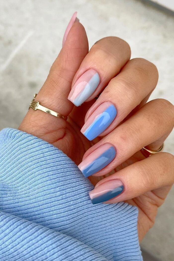 50+ Blue Nails That Are Super Trendy Right Now!