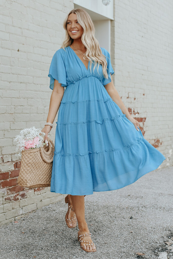 spring dresses, spring dress, spring dresses casual, spring dresses 2022, spring dresses aesthetic, spring dresses for wedding guest, spring dresses classy, spring dresses 2022 casual, spring dress outfits, easter dress, easter dresses, spring outfits, spring aesthetic, blue dress, blue dress outfit, midi dress outfit