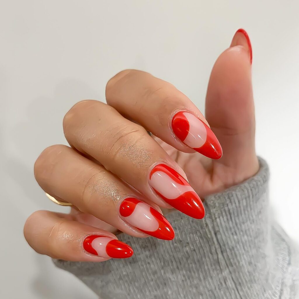 red nails, red nails acrylic, red nails ideas, red nails designs, red nails aesthetic, red nail art, red nail art designs, red nail designs, red nails almond, almond nails