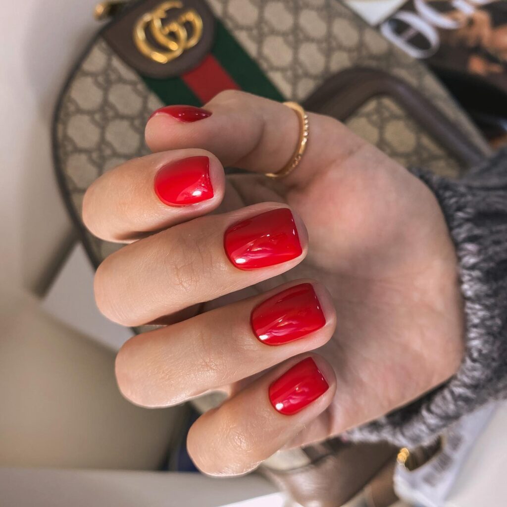 red nails, red nails acrylic, red nails ideas, red nails designs, red nails aesthetic, red nail art, red nail art designs, red nail designs, short nails, short nails red