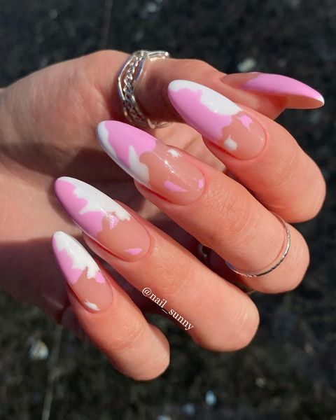 cow print nails, cow print nails acrylic, cow print nail ideas, cow print nail art, cow print nail designs, cow print nails pink, pink nails ideas, pink nails, pink nails designs