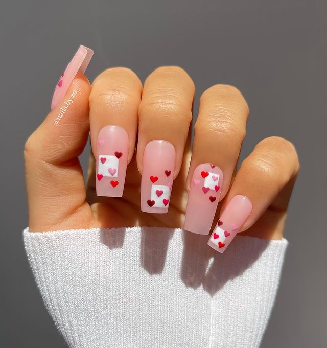 heart nails, heart nails acrylic, heart nails designs, heart nails short, heat nails art, heart nail designs, heart nail ideas, heart nail art, valentines day nails, valentines day nails designs, heart nails red