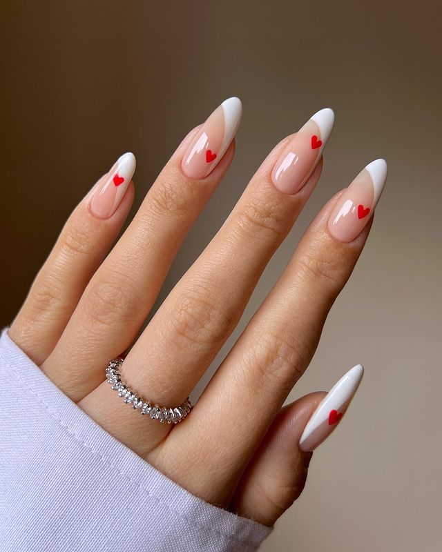 heart nails, heart nails acrylic, heart nails designs, heart nails short, heat nails art, heart nail designs, heart nail ideas, heart nail art, valentines day nails, valentines day nails designs, heart nails white, heart nails red