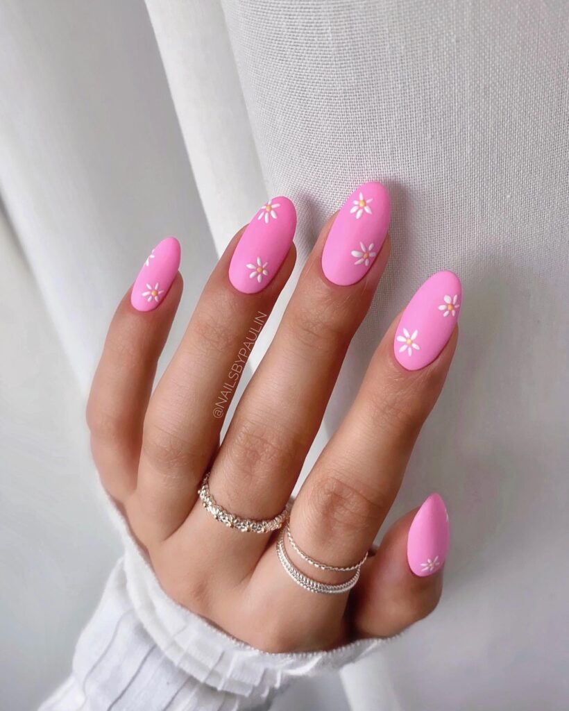 37 Simple Pink Nail Designs that are Beautiful! - Actually Arielle