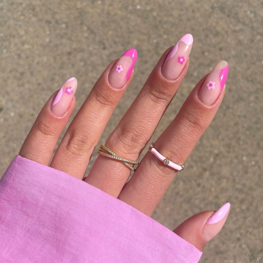 pink spring nail designs, pink spring nail designs 2023, acrylic nail designs spring pink, pink nail designs for spring, pink nails, spring nails, pink nails acrylic, pink nails ideas, pink nails design, spring nail art, spring nail designs, spring nail ideas, floral nails, flower nails