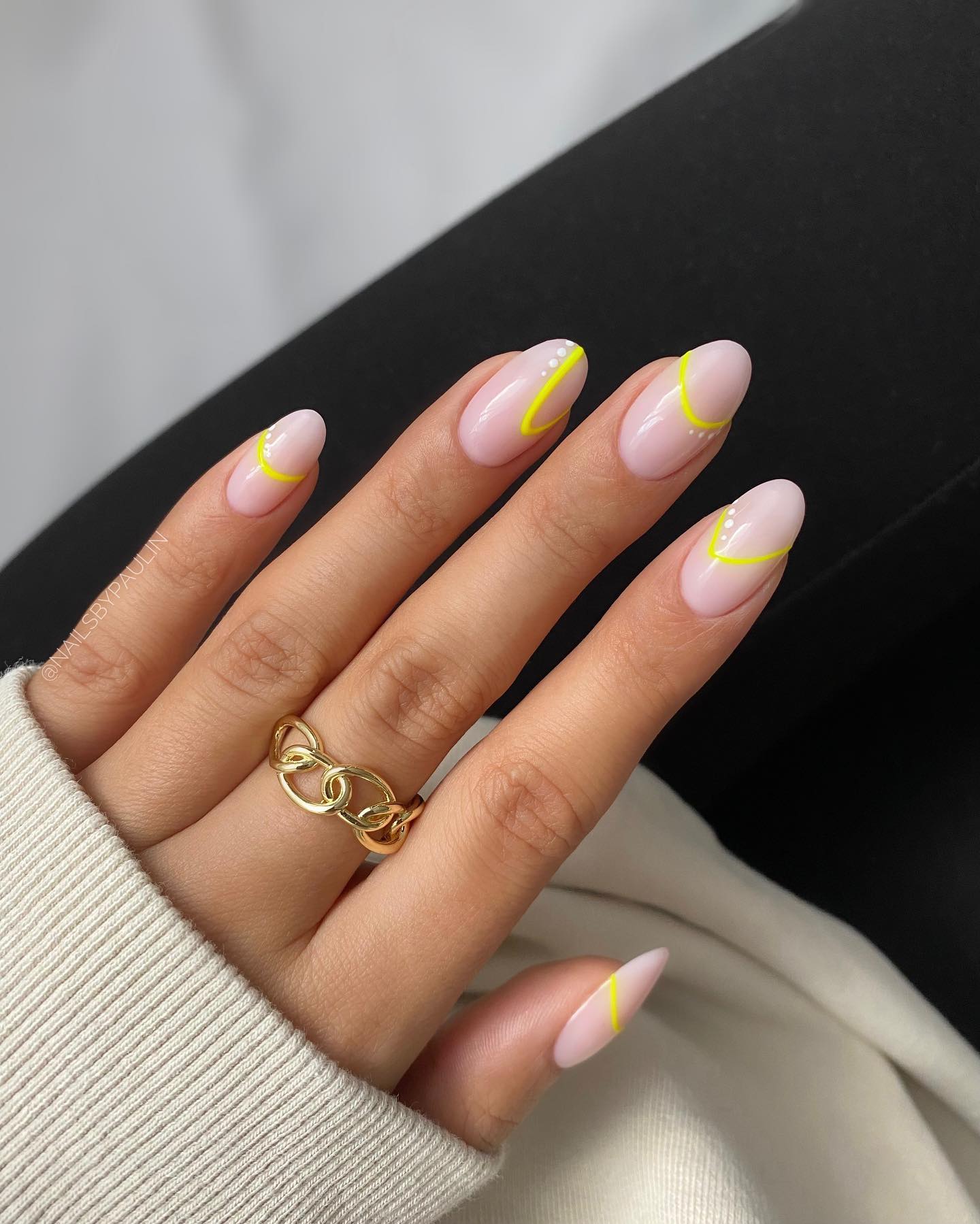 50 Cute Nail Designs Yellow and White You Need To Try The Pink Brunette