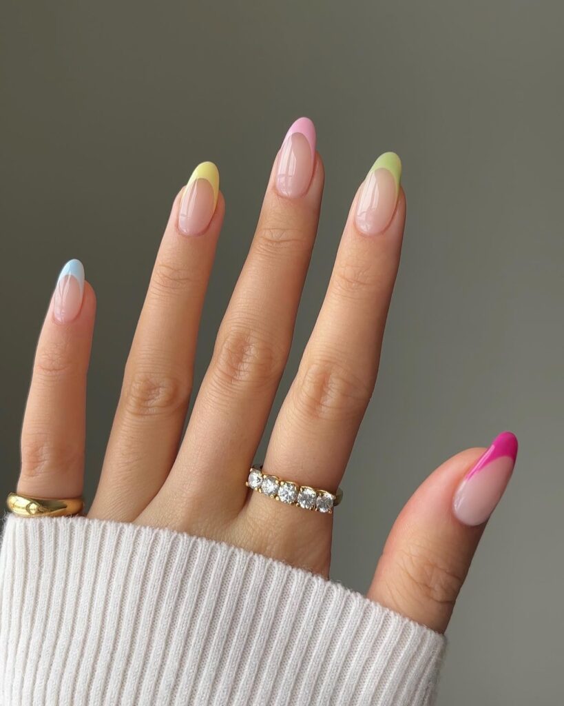 pastel nails, pastel nails designs, pastel nails designs spring, pastel nails acrylic, pastel nail art, pastel nail ideas, pastel nail designs, spring nails, pastel nail colors, pastel nails almond, French tip nails