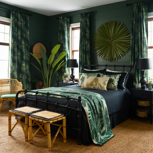 25 Amazing Black and Dark Green Bedroom Ideas You Must Copy - The Pink ...